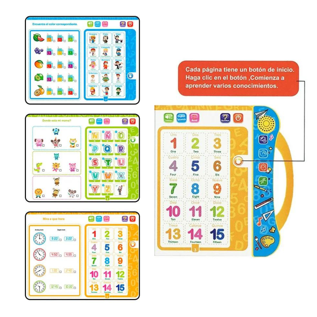 BILINGUALBOOK™ Libro de Aprendizaje Interactivo.